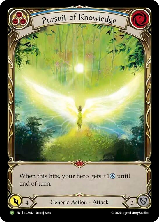 Pursuit of Knowledge - LGS442 (LGS442) [Flesh and Blood: Promo Cards]