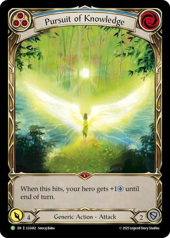 Pursuit of Knowledge - LGS442 (LGS442) [Flesh and Blood: Promo Cards]