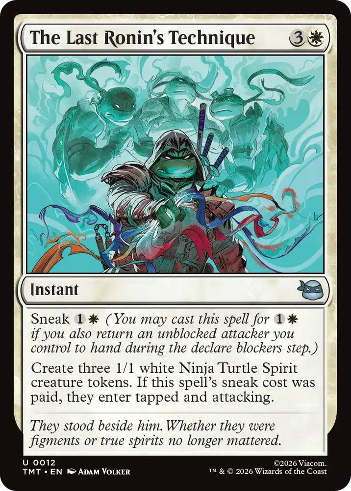 Image for The Last Ronin's Technique (12) [Teenage Mutant Ninja Turtles] - Magic: The Gathering