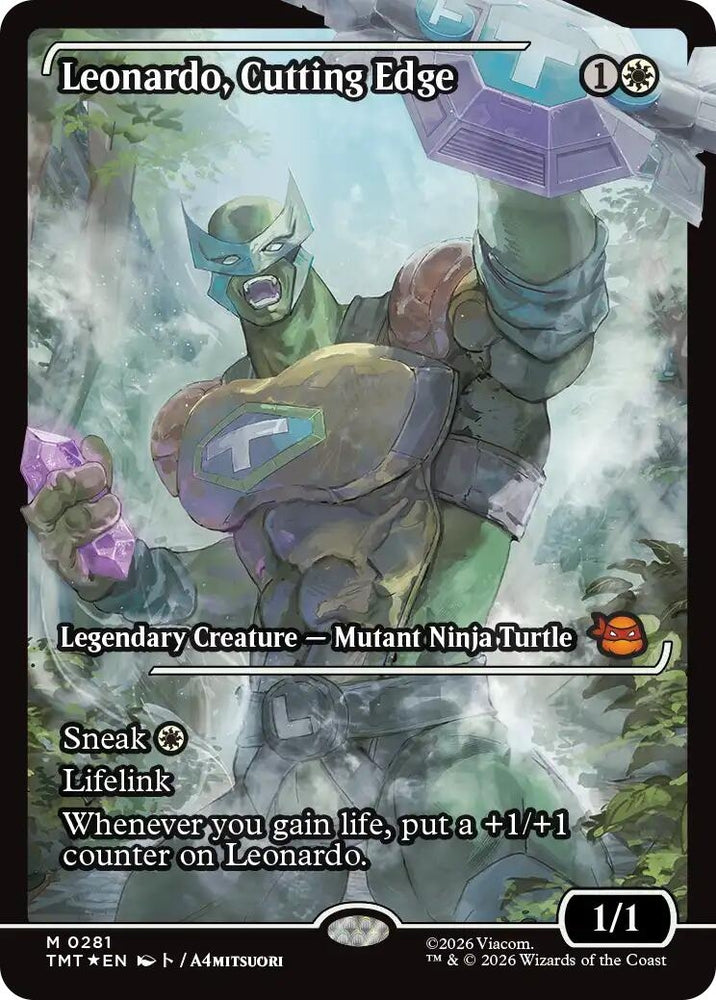 Image for Leonardo, Cutting Edge (Showcase) (281) [Teenage Mutant Ninja Turtles] - Magic: The Gathering