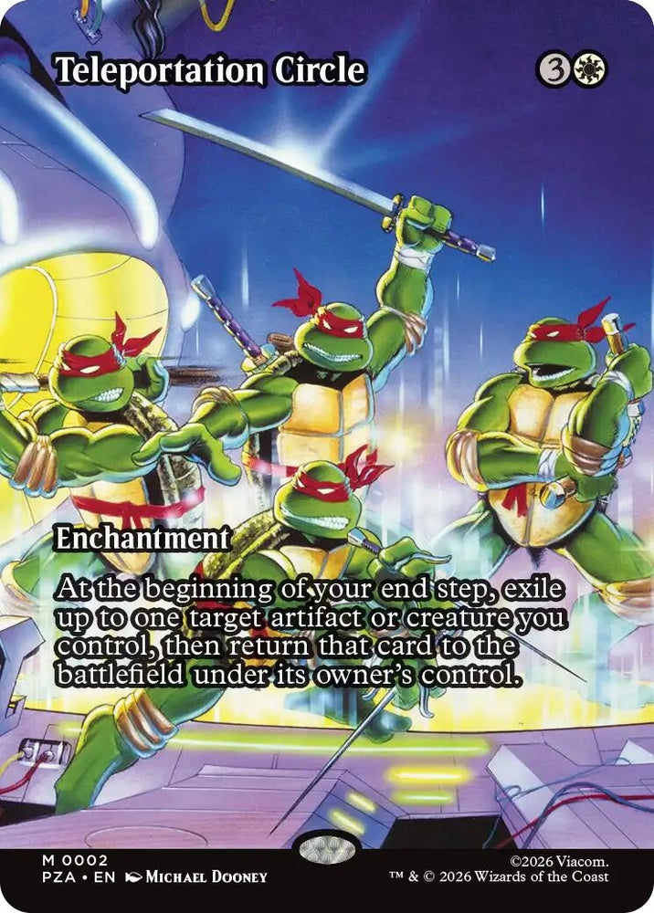 Image for Teleportation Circle (Borderless) (2) [Teenage Mutant Ninja Turtles Source Material] - Magic: The Gathering