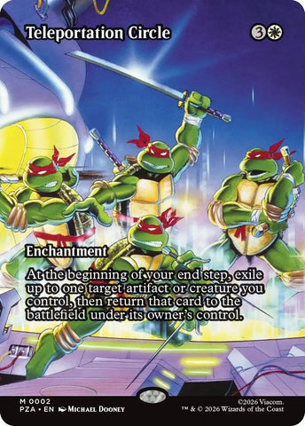Image for Teleportation Circle (Borderless) (2) [Teenage Mutant Ninja Turtles Source Material] - Magic: The Gathering