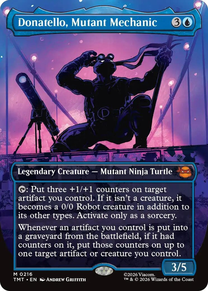Image for Donatello, Mutant Mechanic (Borderless) (216) [Teenage Mutant Ninja Turtles] - Magic: The Gathering