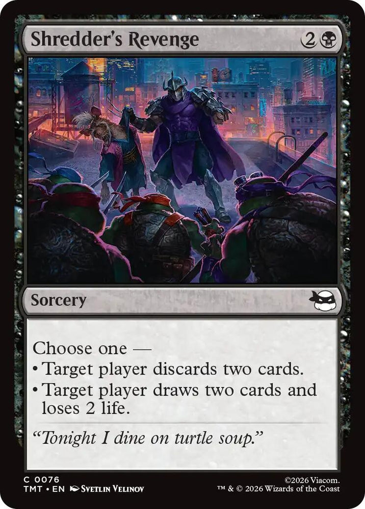 Image for Shredder's Revenge (76) [Teenage Mutant Ninja Turtles] - Magic: The Gathering