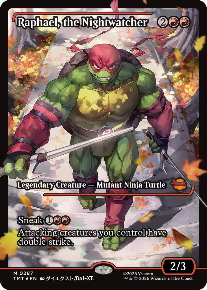 Image for Raphael, the Nightwatcher (Showcase) (287) [Teenage Mutant Ninja Turtles] - Magic: The Gathering