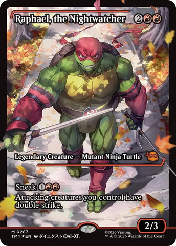 Image for Raphael, the Nightwatcher (Showcase) (287) [Teenage Mutant Ninja Turtles] - Magic: The Gathering