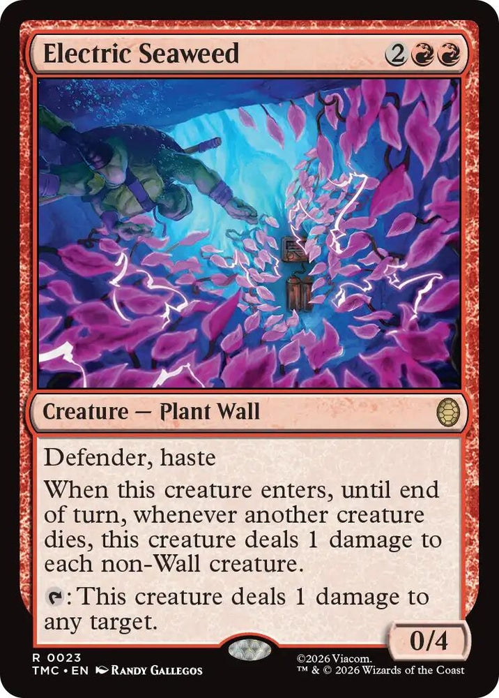 Image for Electric Seaweed (23) [Teenage Mutant Ninja Turtles] - Magic: The Gathering