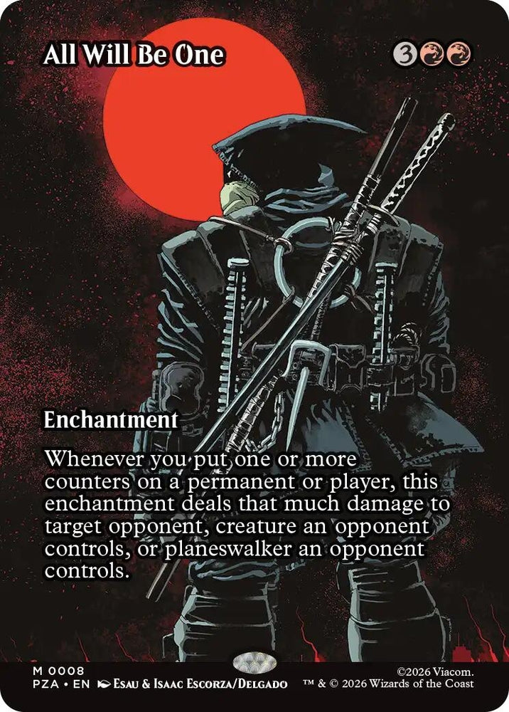 Image for All Will Be One (Borderless) (8) [Teenage Mutant Ninja Turtles Source Material] - Magic: The Gathering