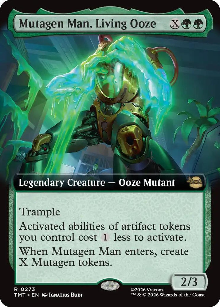 Image for Mutagen Man, Living Ooze (Extended Art) (273) [Teenage Mutant Ninja Turtles] - Magic: The Gathering