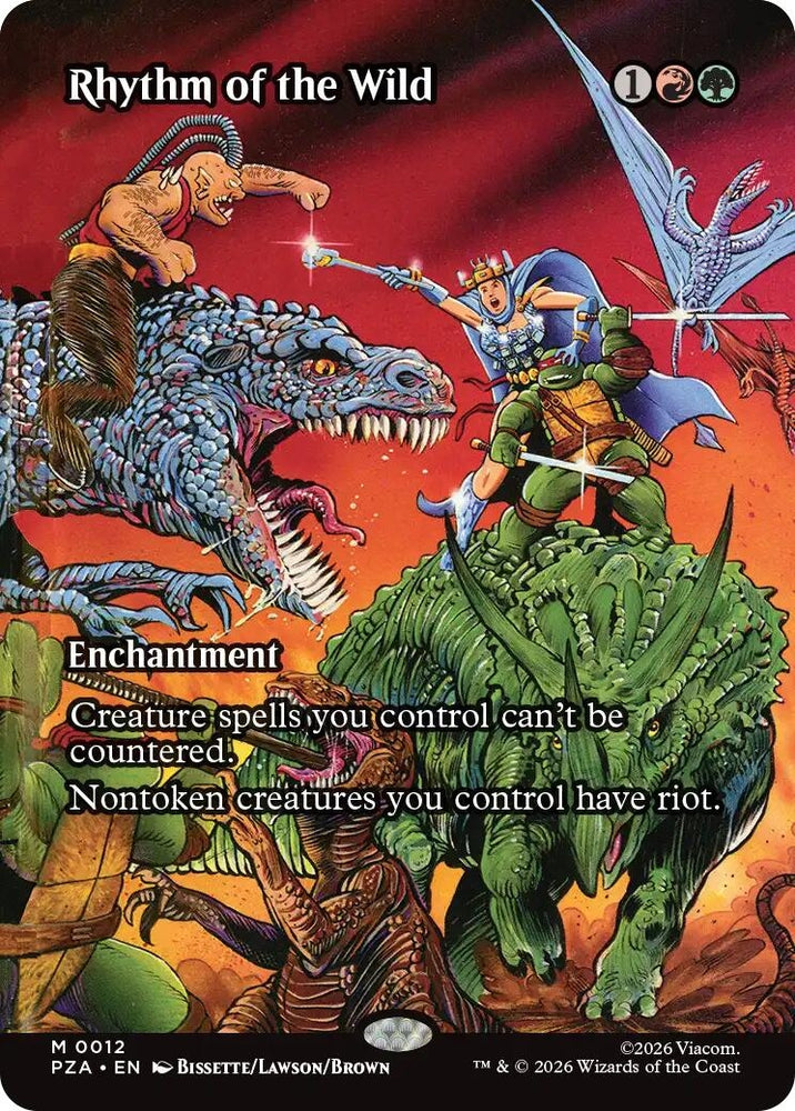 Image for Rhythm of the Wild (Borderless) (12) [Teenage Mutant Ninja Turtles Source Material] - Magic: The Gathering
