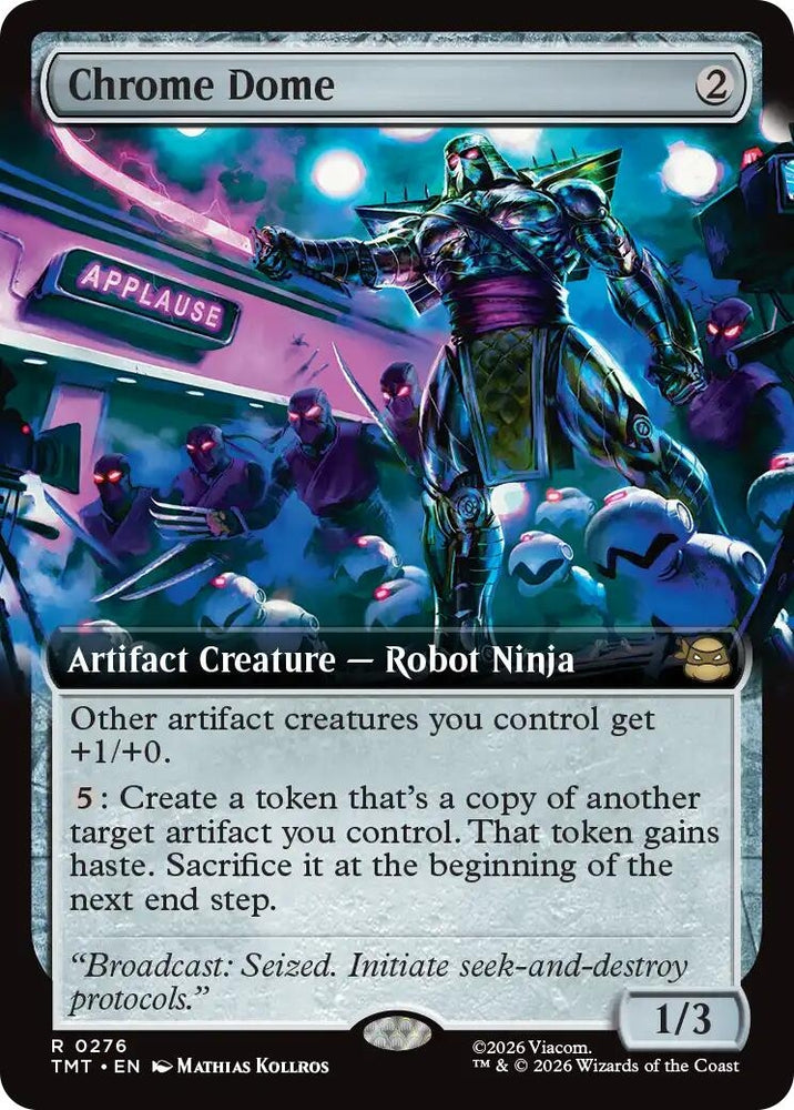 Image for Chrome Dome (Extended Art) (276) [Teenage Mutant Ninja Turtles] - Magic: The Gathering