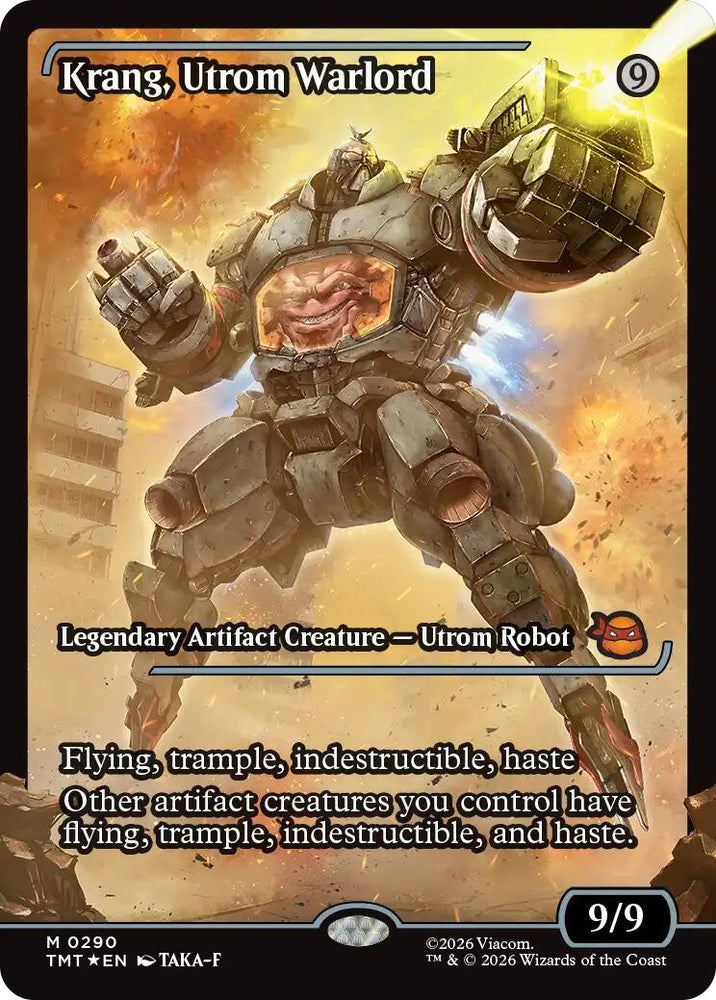 Image for Krang, Utrom Warlord (Showcase) (290) [Teenage Mutant Ninja Turtles] - Magic: The Gathering