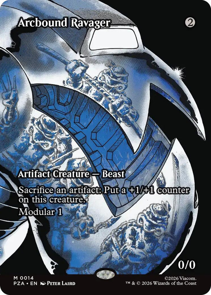 Image for Arcbound Ravager (Borderless) (14) [Teenage Mutant Ninja Turtles Source Material] - Magic: The Gathering