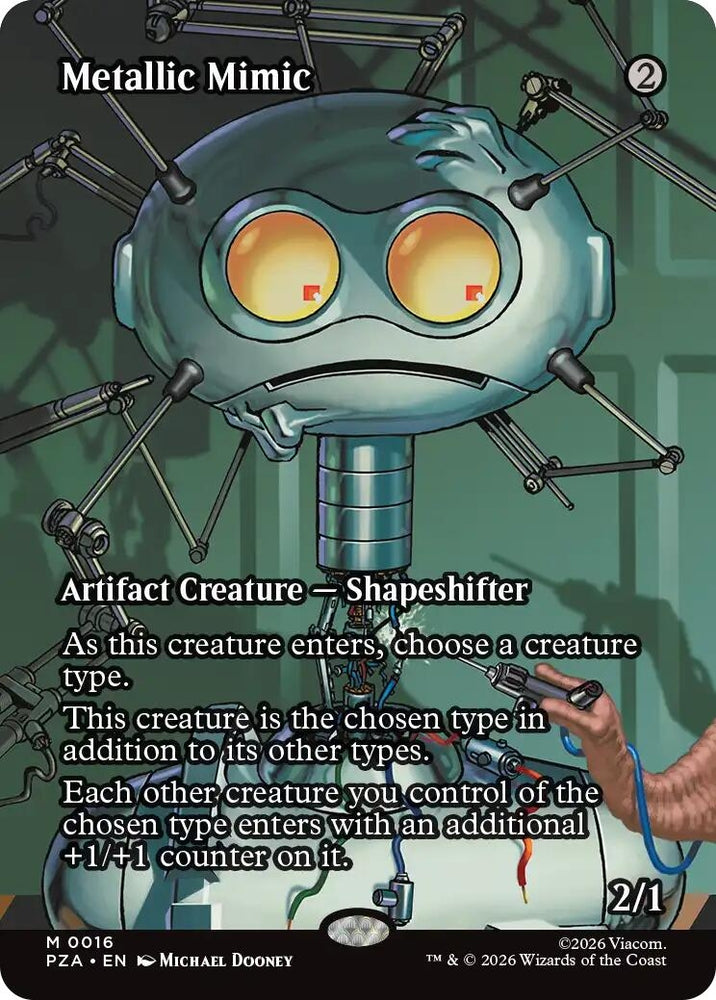 Image for Metallic Mimic (Borderless) (16) [Teenage Mutant Ninja Turtles Source Material] - Magic: The Gathering