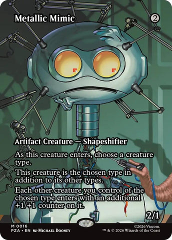Image for Metallic Mimic (Borderless) (16) [Teenage Mutant Ninja Turtles Source Material] - Magic: The Gathering