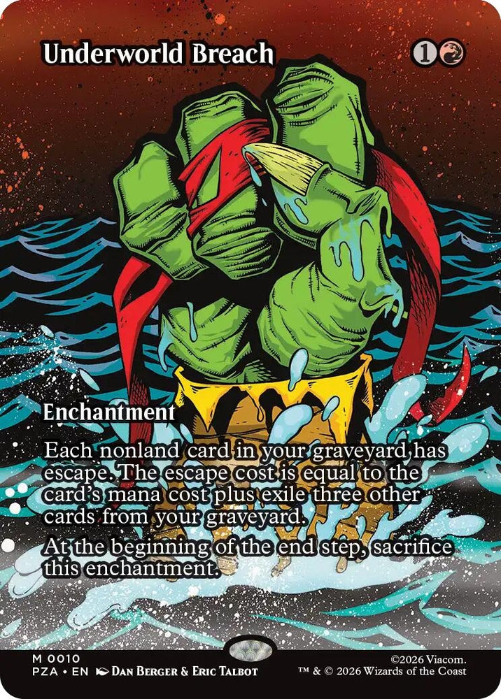 Image for Underworld Breach (Borderless) (10) [Teenage Mutant Ninja Turtles Source Material] - Magic: The Gathering