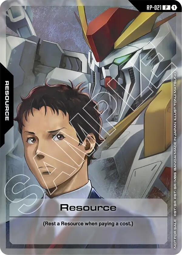 Image for Resource (RP-021) (Mobile Suit Gundam: Hathaway's Flash) (RP-021) [Promotional Resource Tokens] - Gundam Card Game