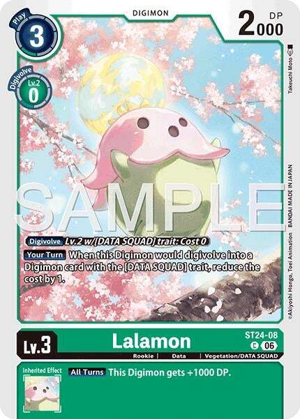 Image for Lalamon (ST24-08 C) [Starter Deck 24: Data Squad] - Digimon Card Game