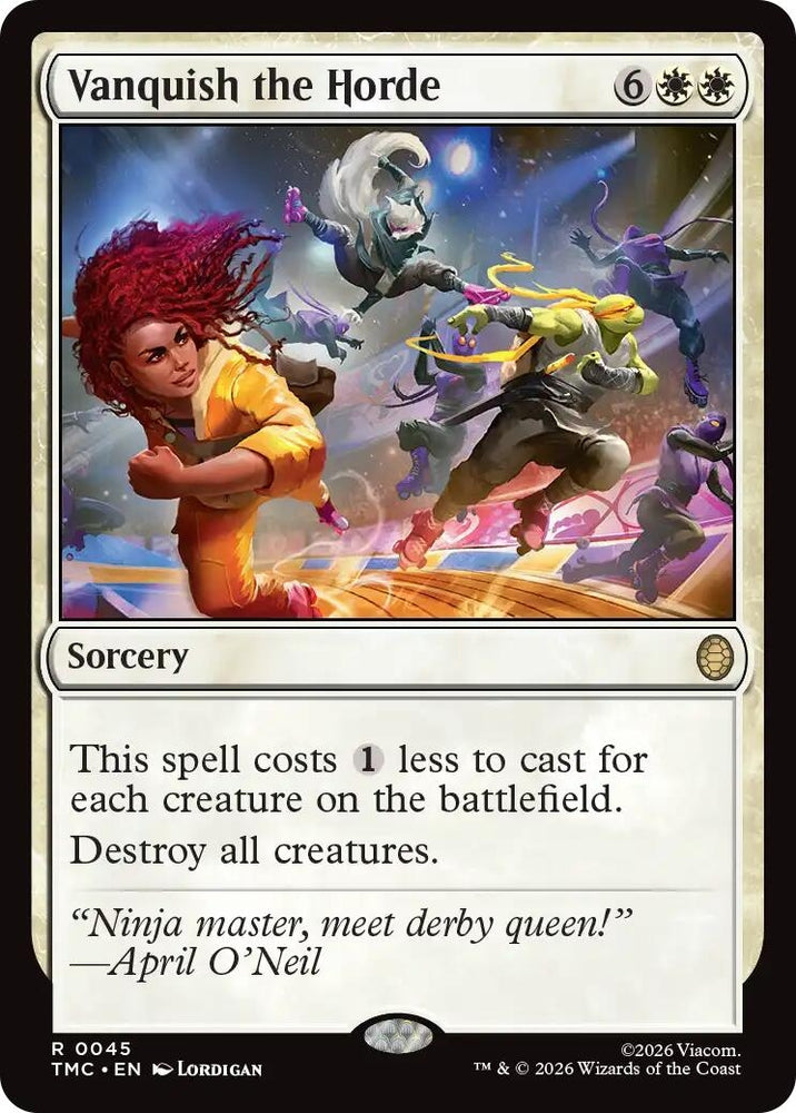 Image for Vanquish the Horde (45) [Teenage Mutant Ninja Turtles] - Magic: The Gathering