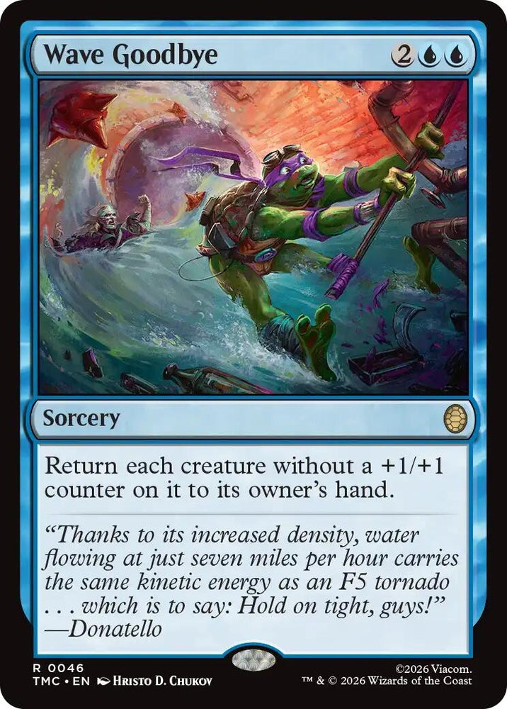 Image for Wave Goodbye (46) [Teenage Mutant Ninja Turtles] - Magic: The Gathering