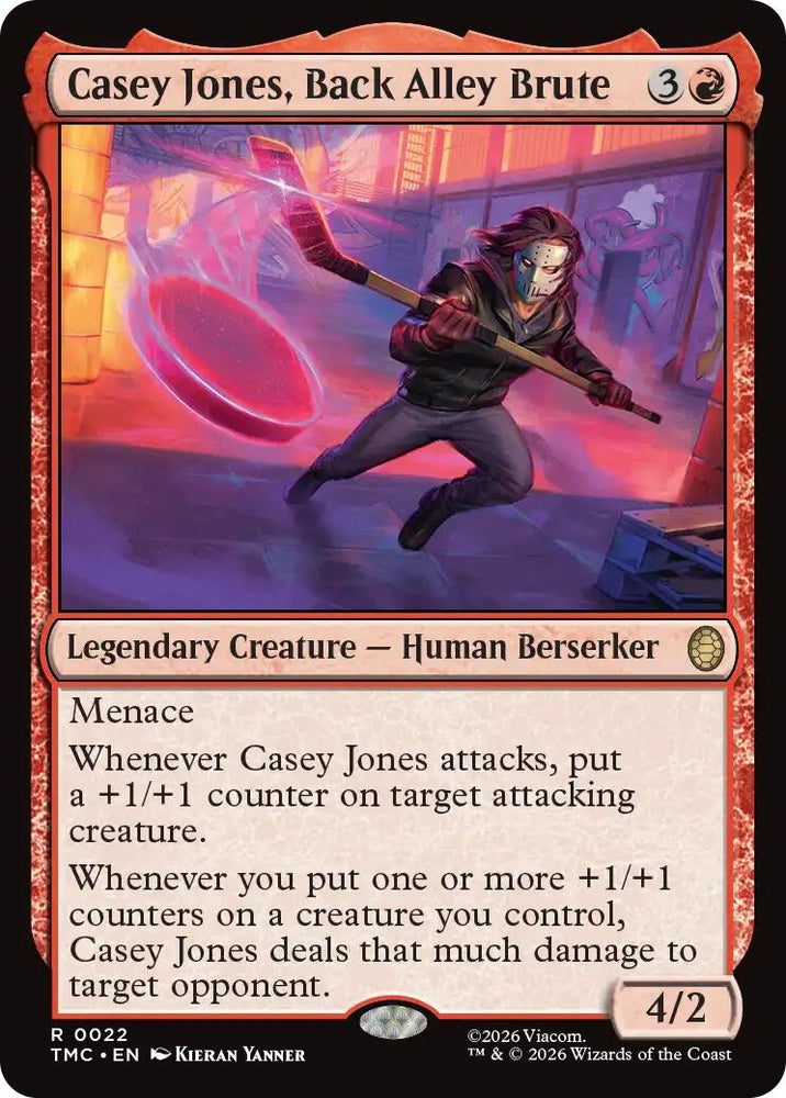 Image for Casey Jones, Back Alley Brute (22) [Teenage Mutant Ninja Turtles] - Magic: The Gathering
