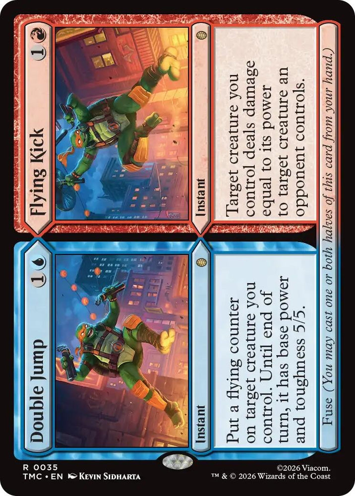 Image for Double Jump // Flying Kick (35) [Teenage Mutant Ninja Turtles] - Magic: The Gathering