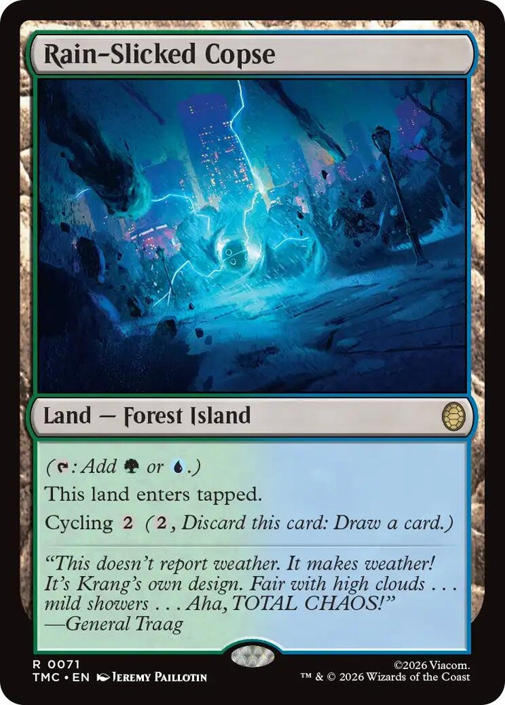 Image for Rain-Slicked Copse (71) [Teenage Mutant Ninja Turtles] - Magic: The Gathering