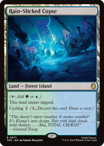 Image for Rain-Slicked Copse (71) [Teenage Mutant Ninja Turtles] - Magic: The Gathering