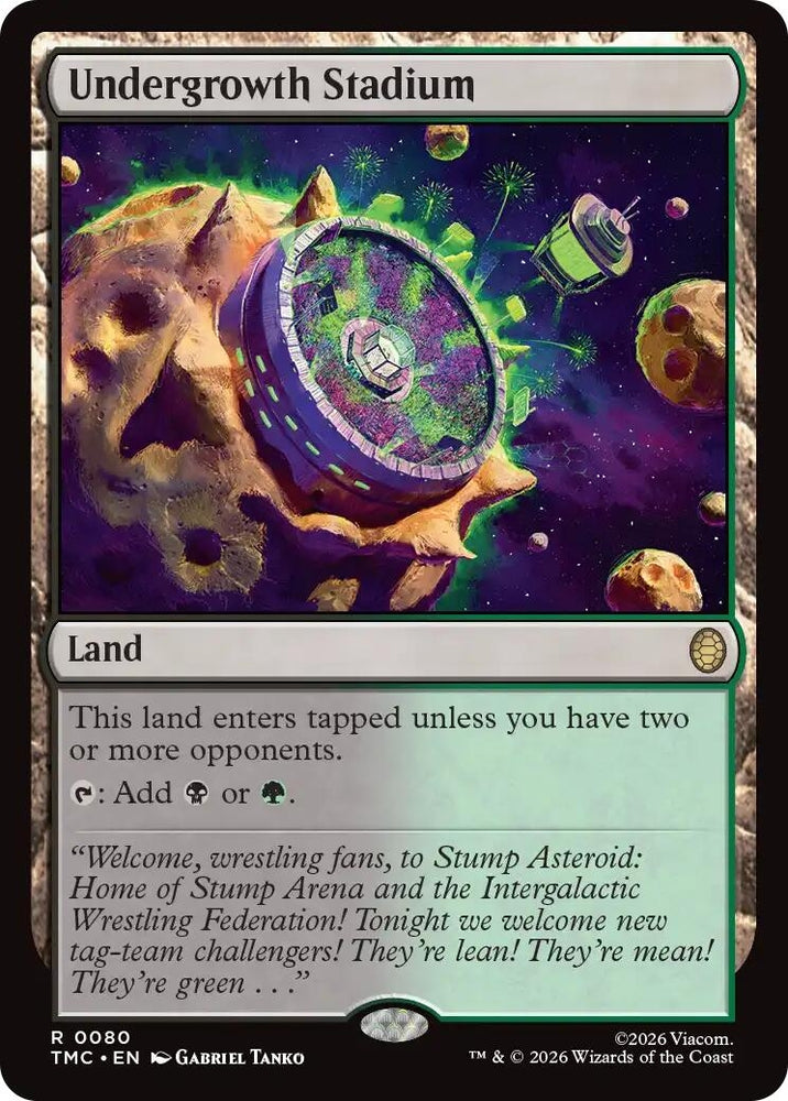Image for Undergrowth Stadium (80) [Commander: Teenage Mutant Ninja Turtles] - Magic: The Gathering