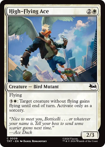Image for High-Flying Ace (9) [Teenage Mutant Ninja Turtles] - Magic: The Gathering