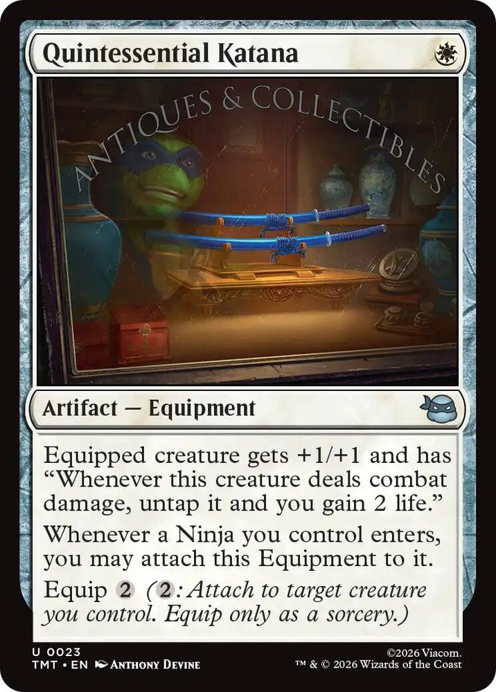 Image for Quintessential Katana (23) [Teenage Mutant Ninja Turtles] - Magic: The Gathering