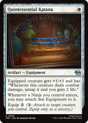 Image for Quintessential Katana (23) [Teenage Mutant Ninja Turtles] - Magic: The Gathering