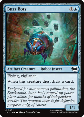 Image for Buzz Bots (32) [Teenage Mutant Ninja Turtles] - Magic: The Gathering