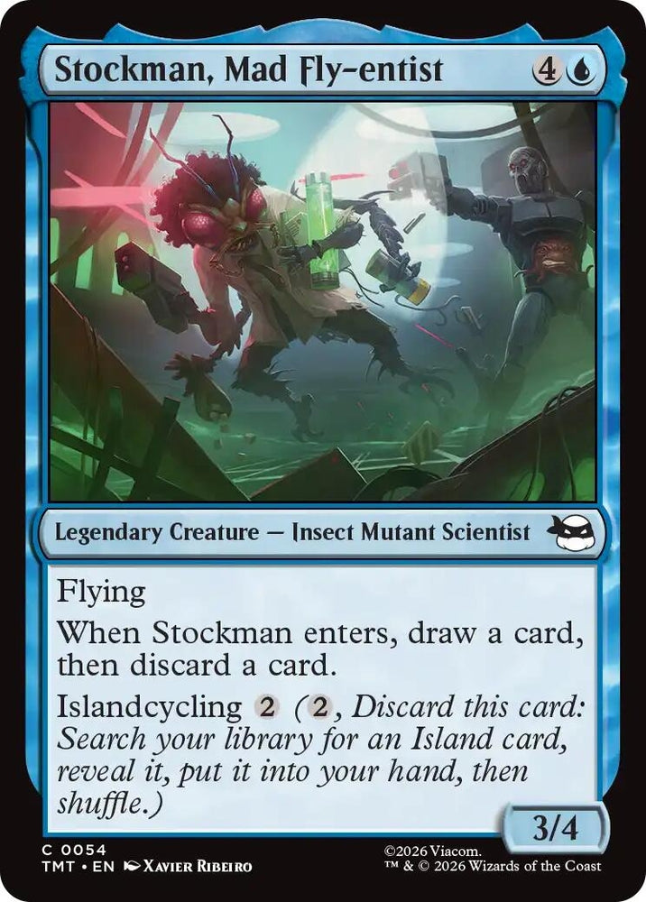 Image for Stockman, Mad Fly-entist (54) [Teenage Mutant Ninja Turtles] - Magic: The Gathering