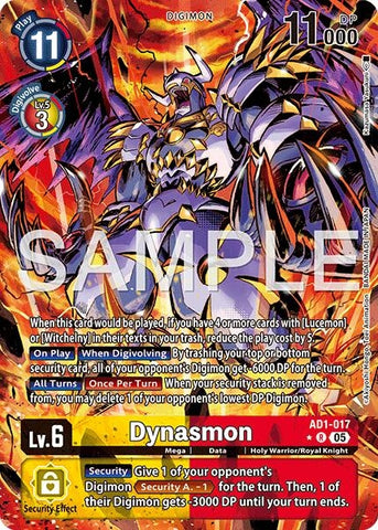 Image for Dynasmon - AD1-017 (Alternate Art) (AD1-017 R) [Advanced Booster Digimon Generation] - Digimon Card Game