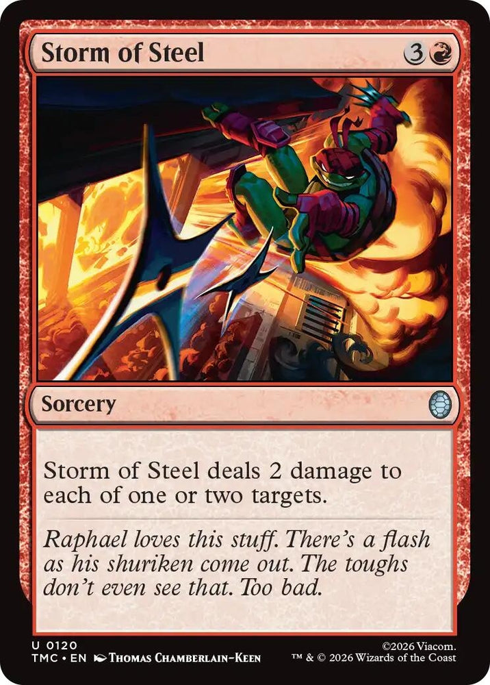 Image for Storm of Steel (120) [Teenage Mutant Ninja Turtles] - Magic: The Gathering