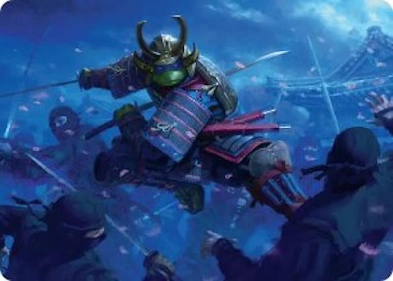 Image for Leonardo, Sewer Samurai Art Card (1/54) (1) [Teenage Mutant Ninja Turtles] - Magic: The Gathering