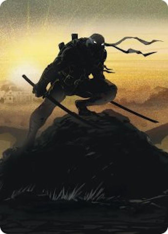 Image for Leonardo, Sewer Samurai Art Card (20/54) (20) [Teenage Mutant Ninja Turtles] - Magic: The Gathering