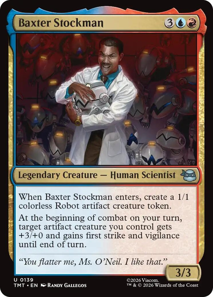 Image for Baxter Stockman (139) [Teenage Mutant Ninja Turtles] - Magic: The Gathering