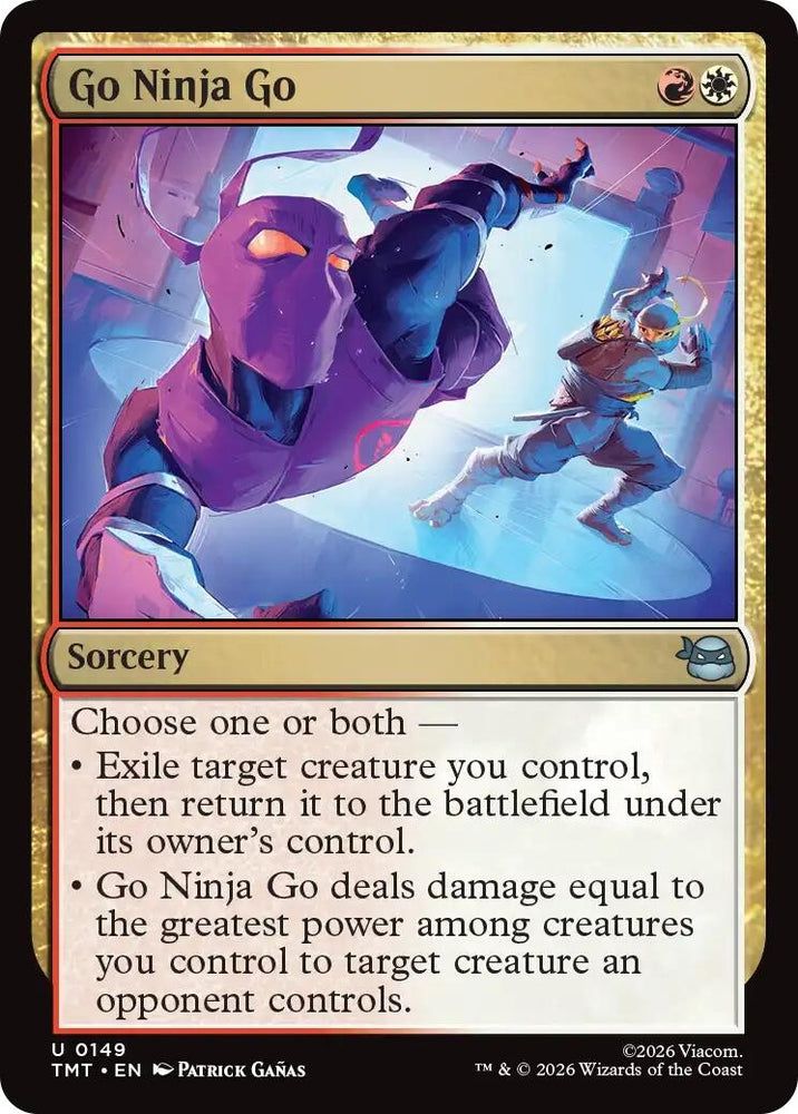 Image for Go Ninja Go (149) [Teenage Mutant Ninja Turtles] - Magic: The Gathering