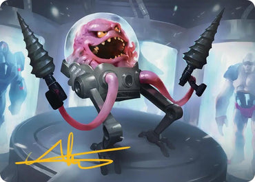 Image for Krang, Master Mind Art Card (4/54) (Gold-Stamped Signature) (4) [Teenage Mutant Ninja Turtles] - Magic: The Gathering