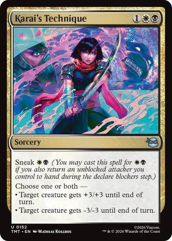 Image for Karai's Technique (152) [Teenage Mutant Ninja Turtles] - Magic: The Gathering