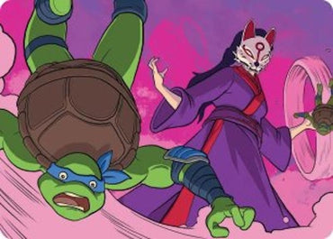 Image for Kitsune's Technique Art Card (24) [Teenage Mutant Ninja Turtles] - Magic: The Gathering