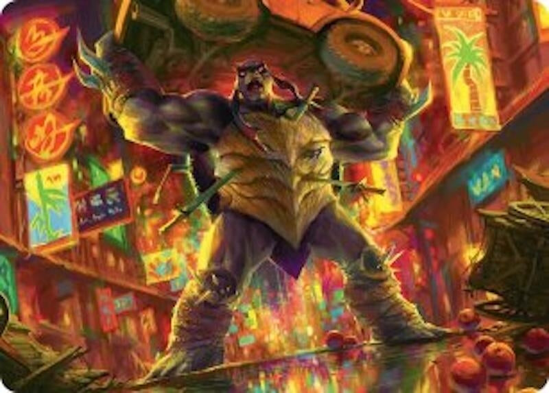 Image for Slash, Reptile Rampager Art Card (10) [Teenage Mutant Ninja Turtles] - Magic: The Gathering