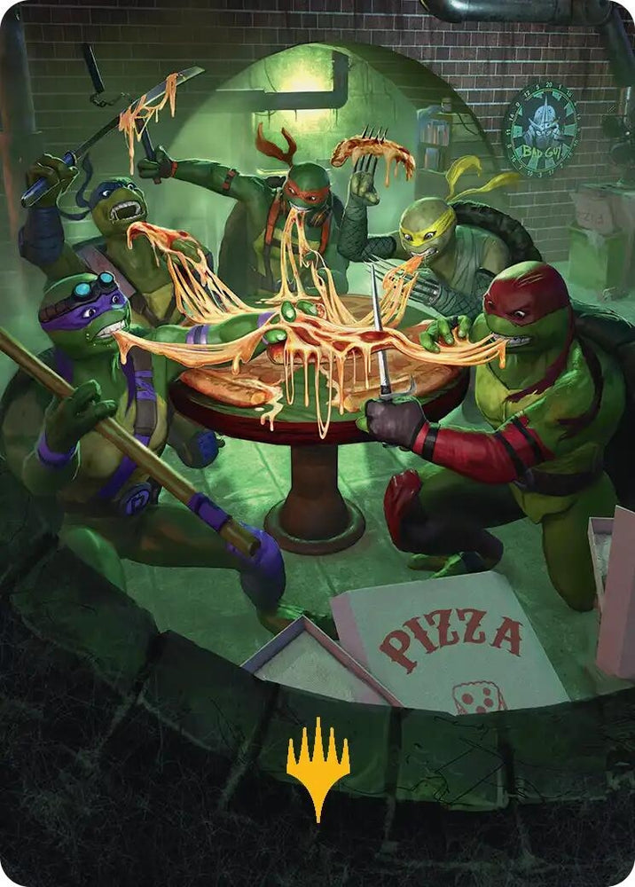 Image for Food Chain Art Card (Gold-Stamped) (33) [Teenage Mutant Ninja Turtles] - Magic: The Gathering