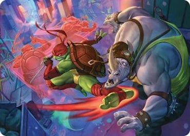 Image for Super Combo Art Card (44) [Teenage Mutant Ninja Turtles] - Magic: The Gathering