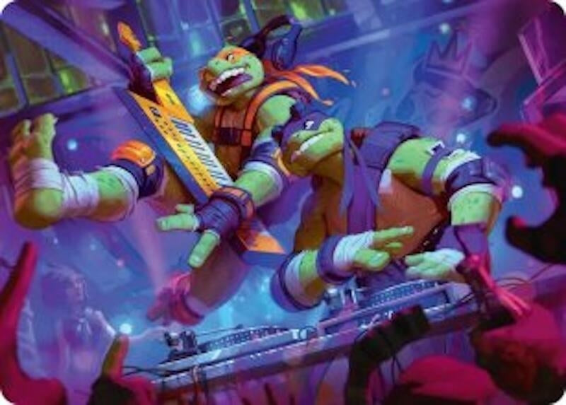 Image for Mikey & Don, Party Planners Art Card (15) [Teenage Mutant Ninja Turtles] - Magic: The Gathering
