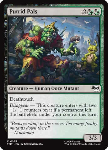 Image for Putrid Pals (165) [Teenage Mutant Ninja Turtles] - Magic: The Gathering
