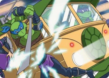 Image for Don & Leo, Problem Solvers Art Card (30) [Teenage Mutant Ninja Turtles] - Magic: The Gathering