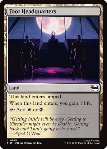 Image for Foot Headquarters (185) [Teenage Mutant Ninja Turtles] - Magic: The Gathering